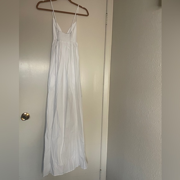 NWT Susana Monaco Poplin String V Maxi Dress Size S - Picture 6 of 9